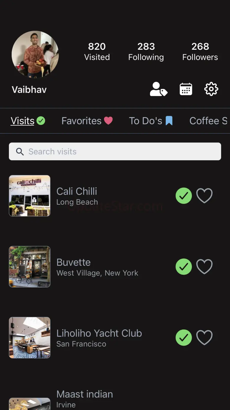 Truffle: Restaurant Tracker 9.4