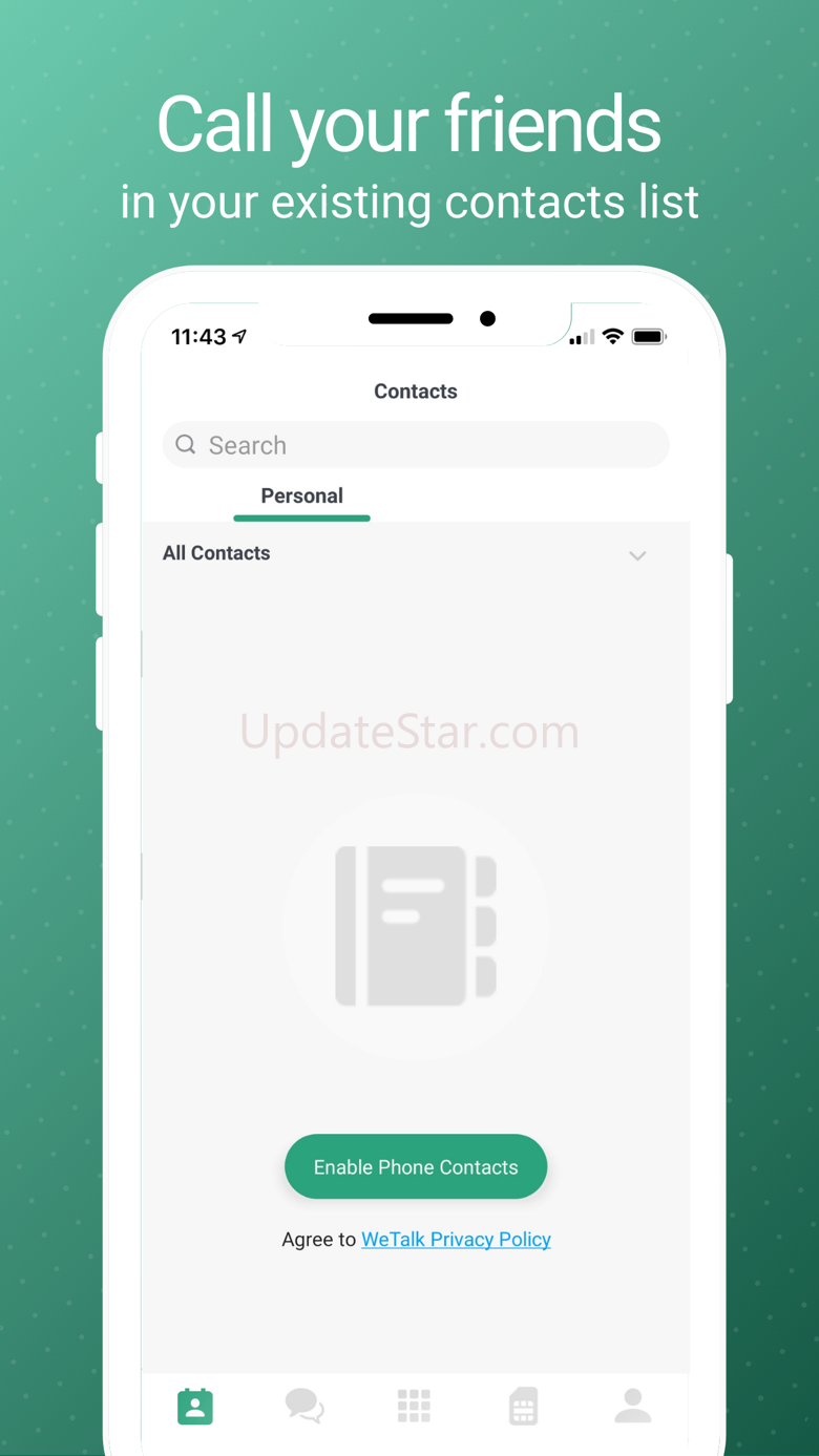WeTalk Pro- WiFi Calling Phone 30.4.5