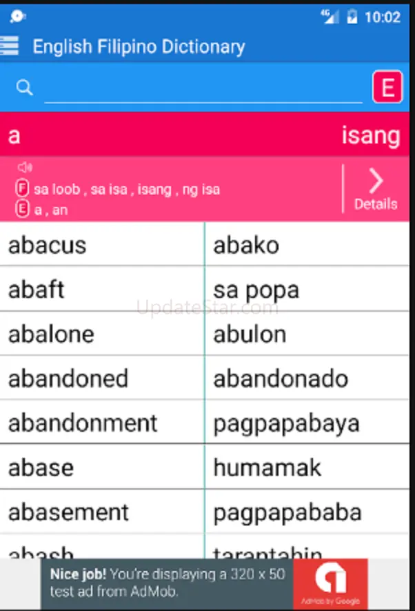 English Filipino Dictionary omi