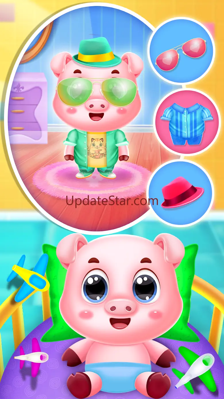 Baby pig mommy newborn 10.0