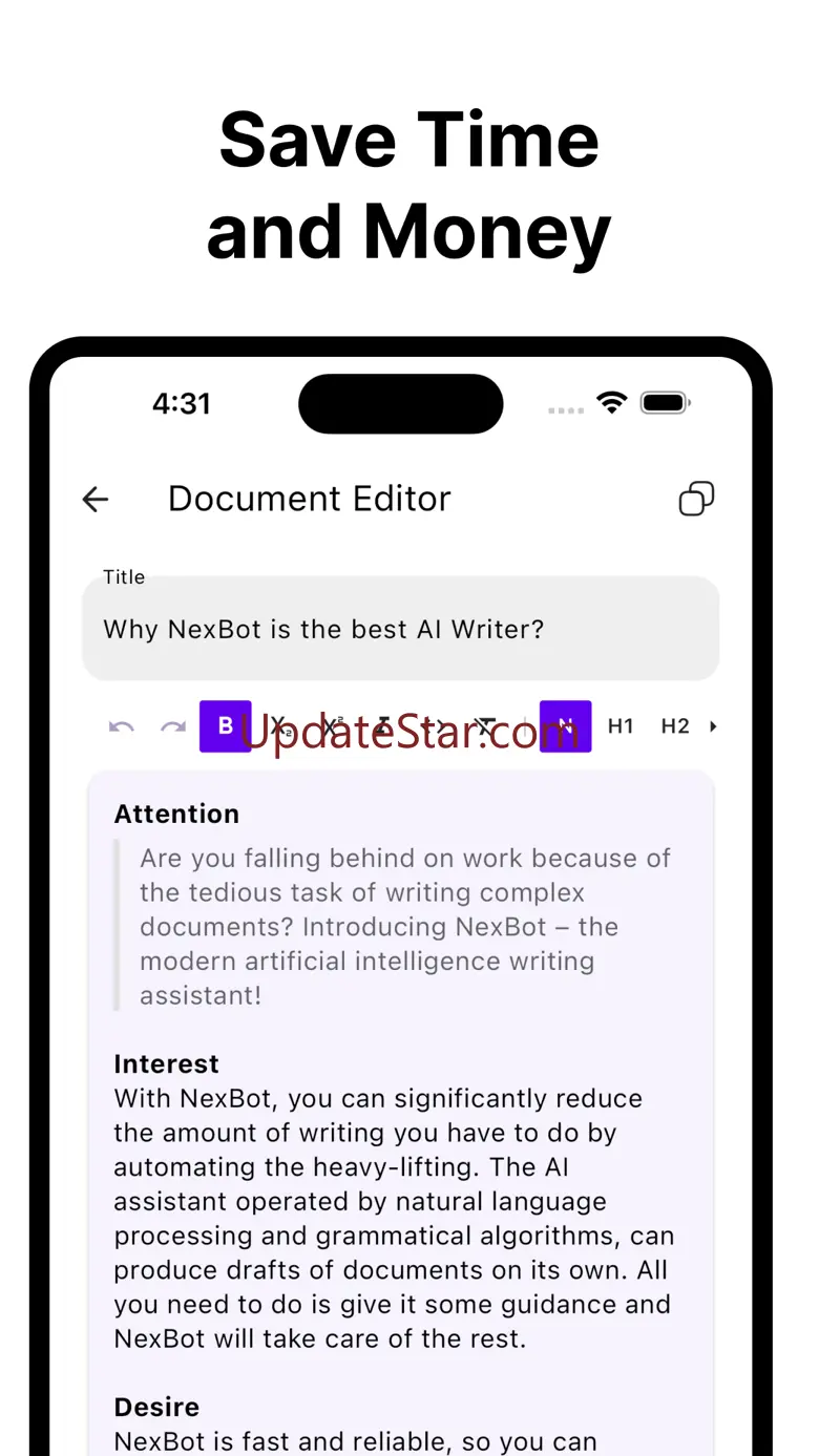 AI Writer: ChatGPT Powered Ask 1.4.9