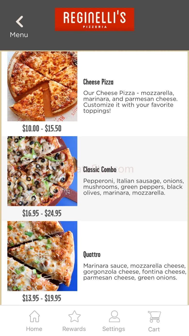 Reginellis Pizzeria 4.5.0