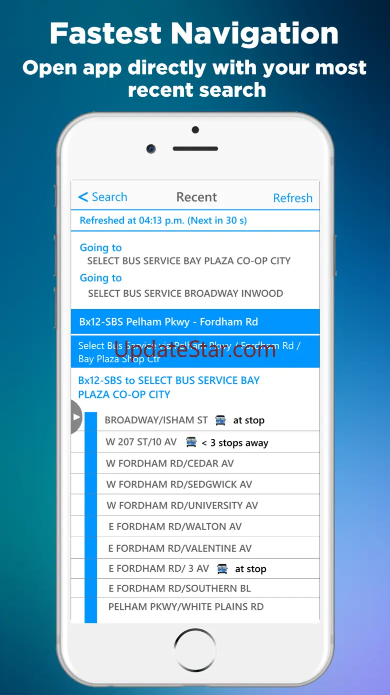 NYC Bus Time App (MTA) 1.8