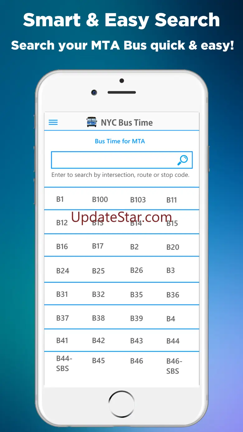 NYC Bus Time App (MTA) 1.8