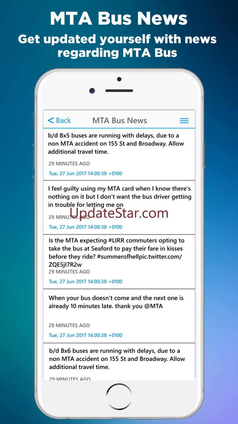 NYC Bus Time App (MTA) 1.8