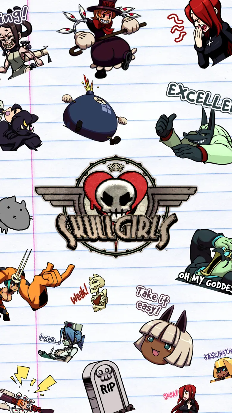 Skullgirls Stickers! 2.0