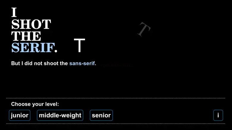 shoot the serif 2.0