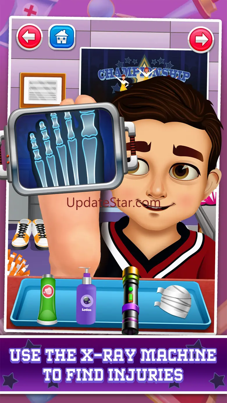 Cheerleader Foot Doctor & High School Salon Makeover 1.0