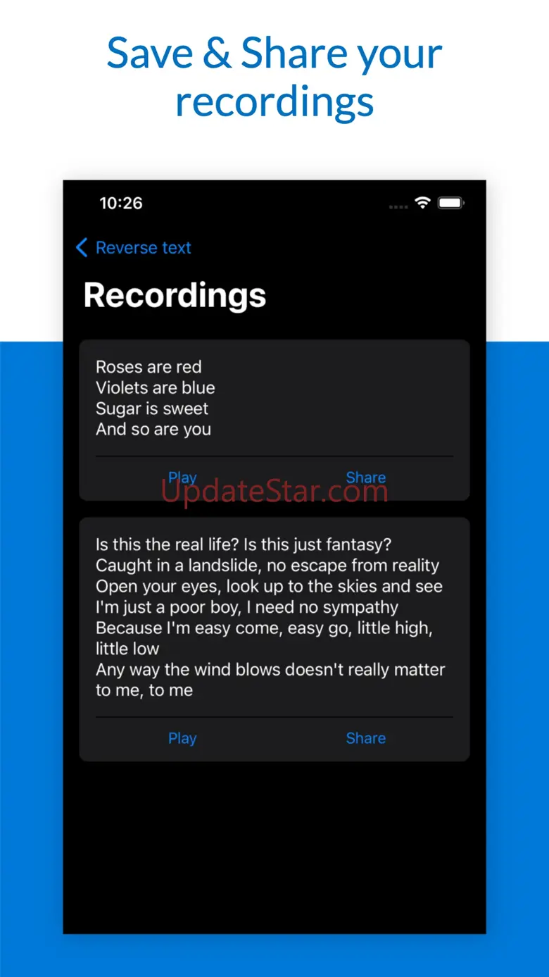 Reverse Audio Recorder 1.1