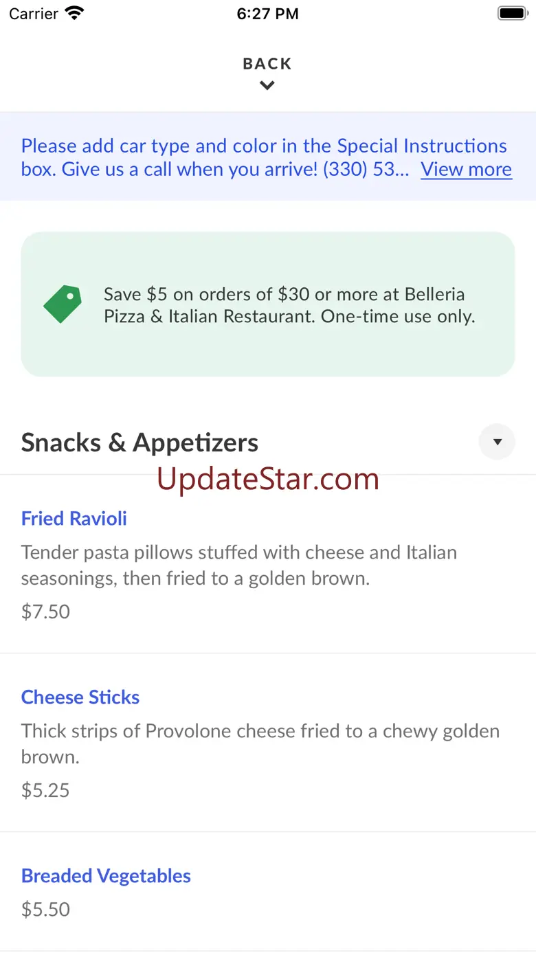 Belleria & Italian Restaurant 3.24.0