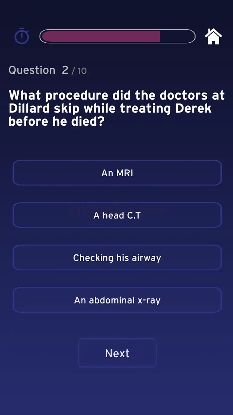 Quiz for Grey's Anatomy 1.0