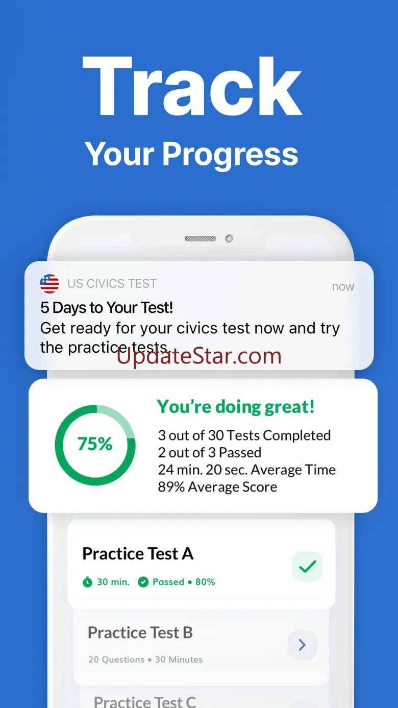 US Civics Test 2024 1.8.70