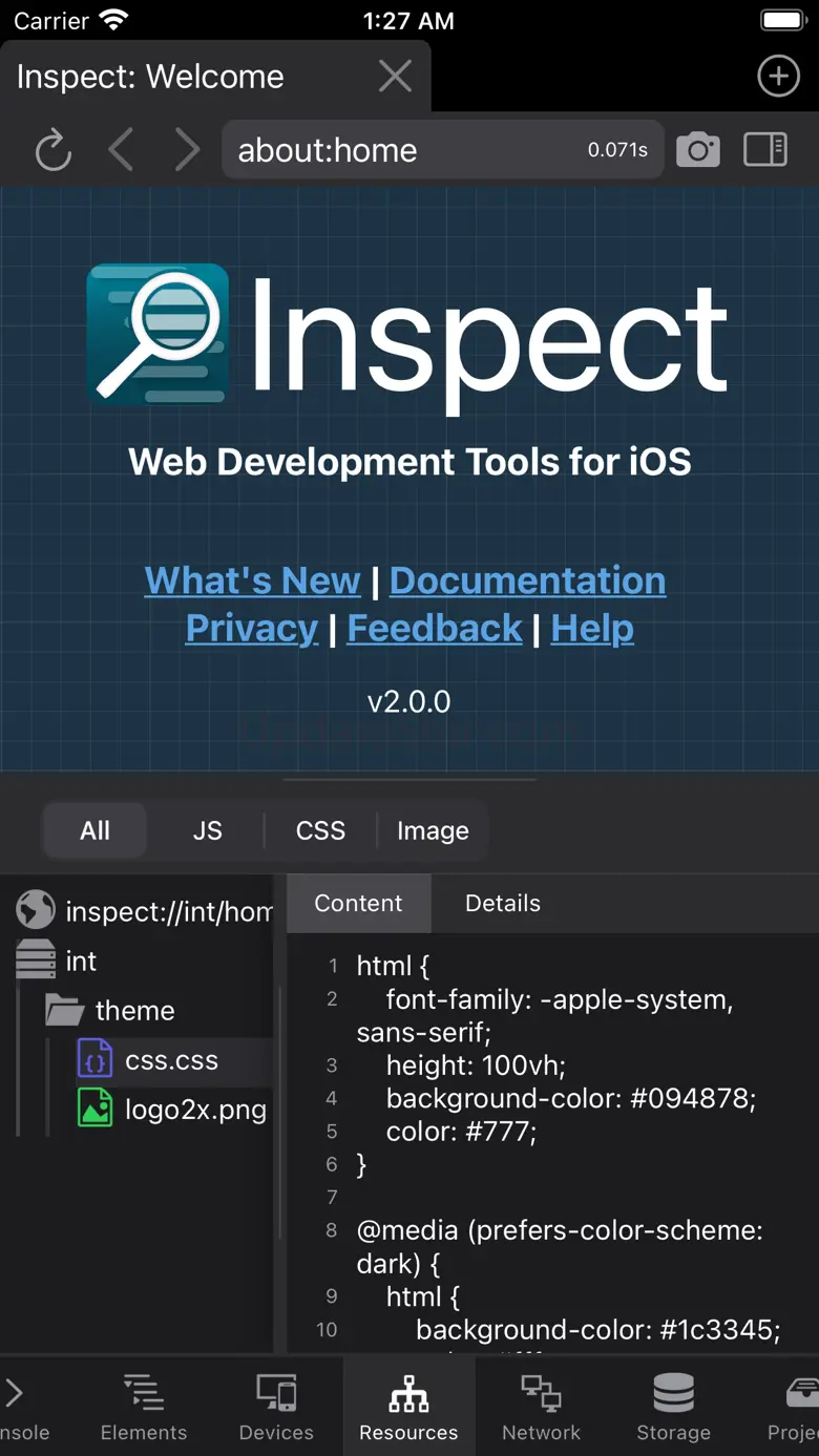 Inspect Browser 2.4.4