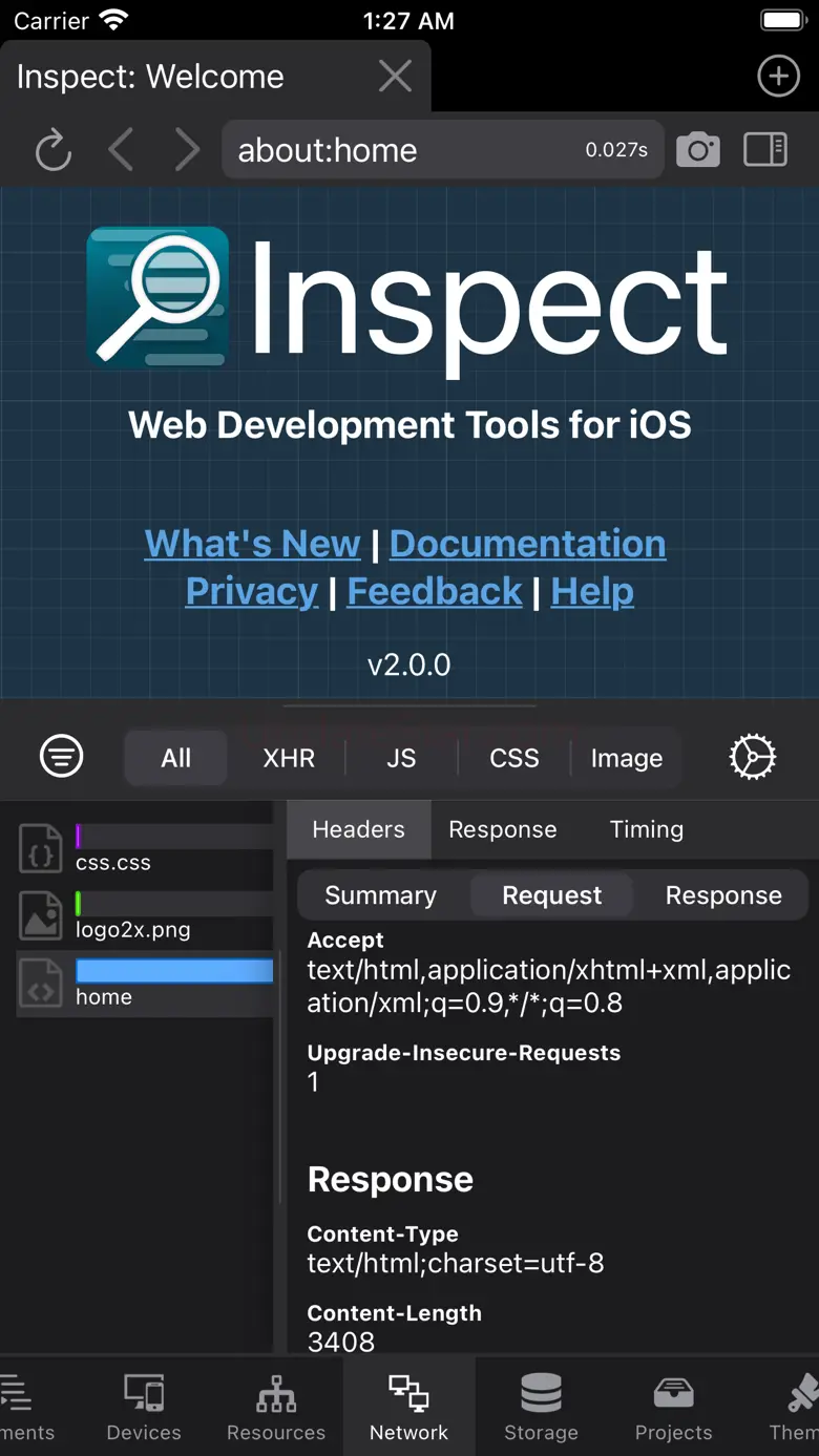 Inspect Browser 2.4.4