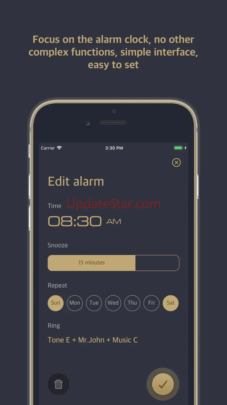 Relax Alarm-Voice time clock 1.2