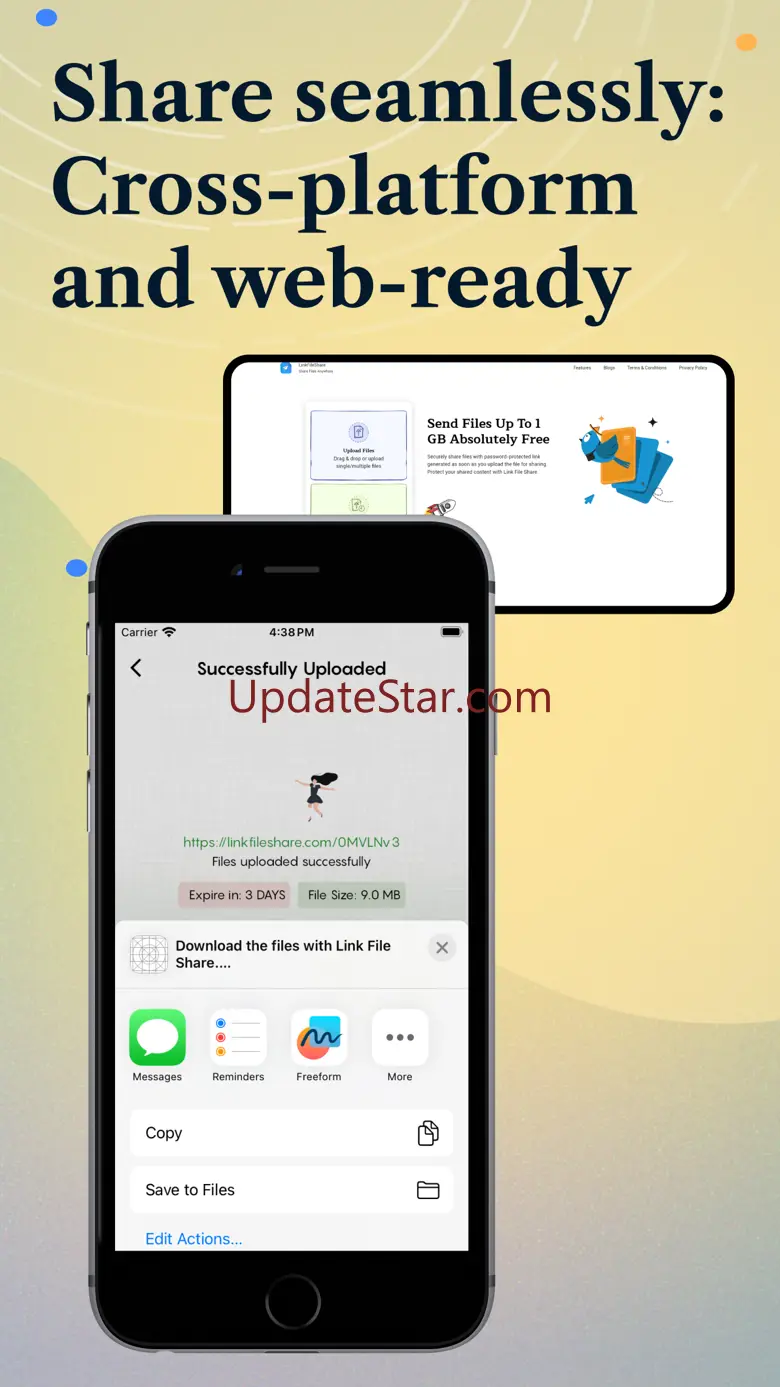 Link File Share: Send via link 2.3.7