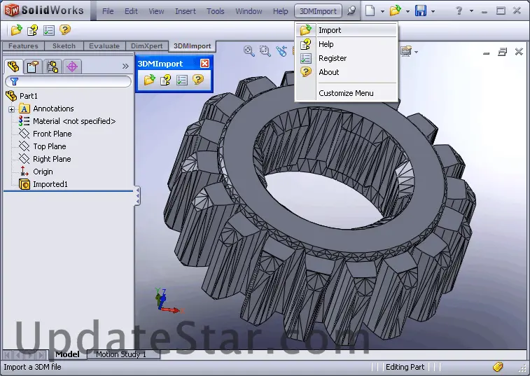 3DM Import for SolidWorks 1.0