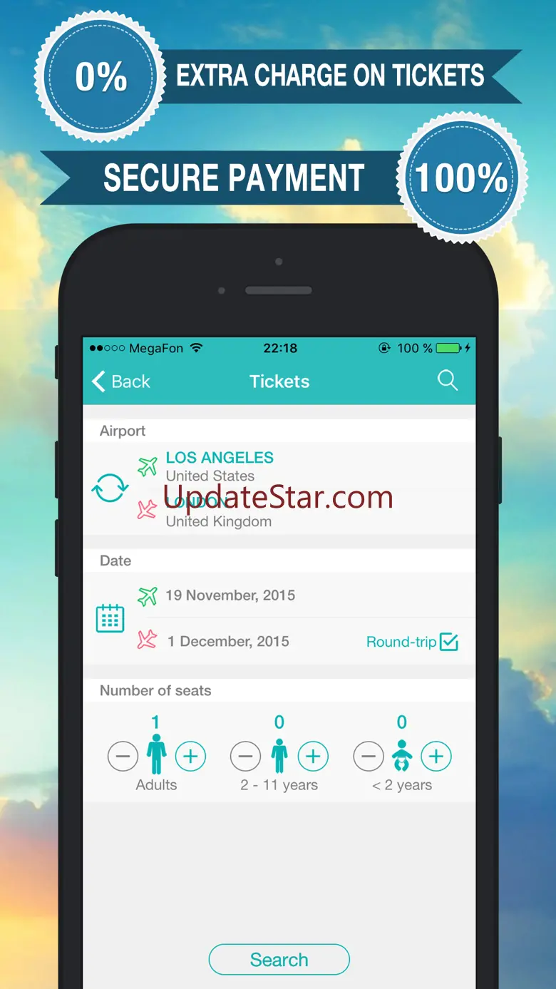 Cheap flights booking online – Airline flight search 1.1