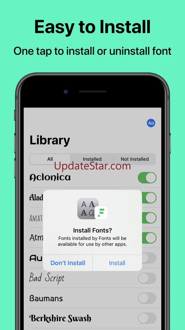Fonts: Install New Fonts 1.1.0