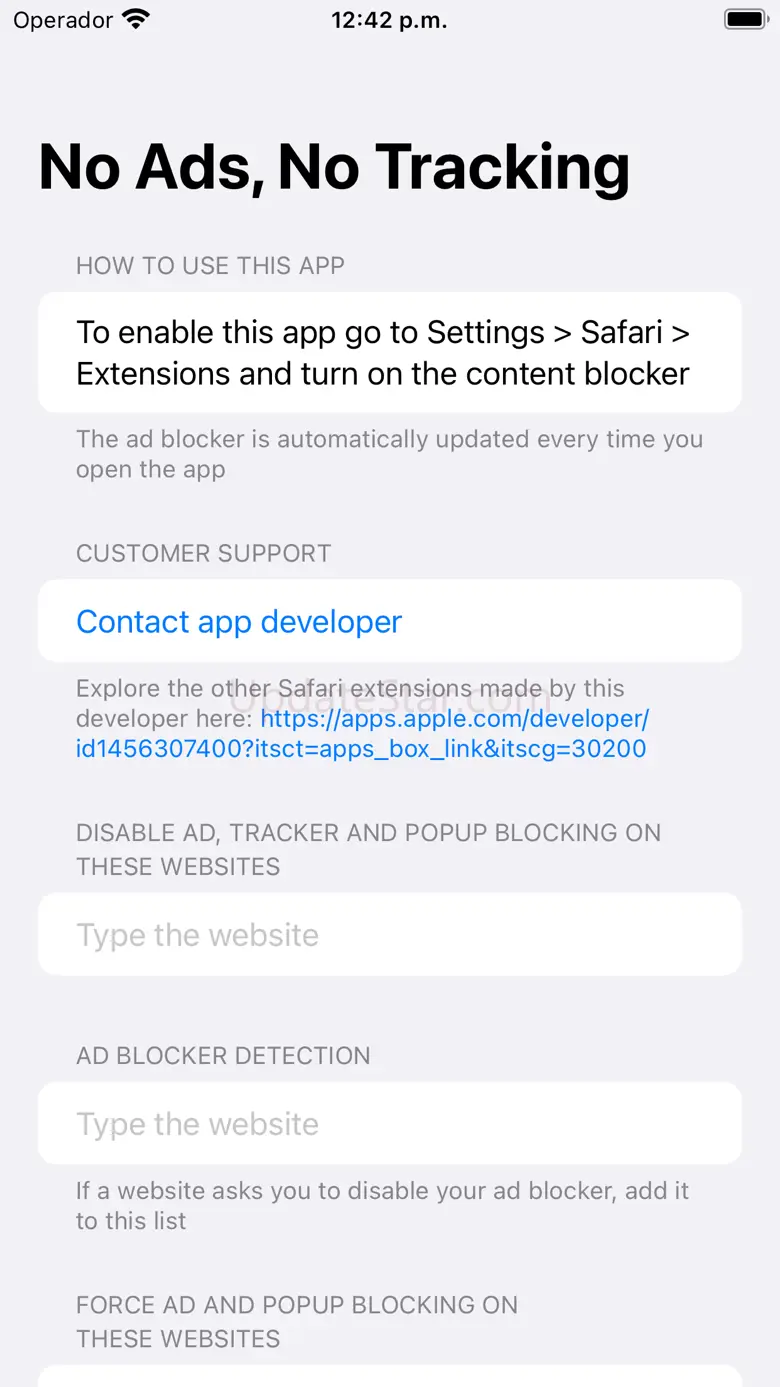 No Ads, No Tracking 9.0
