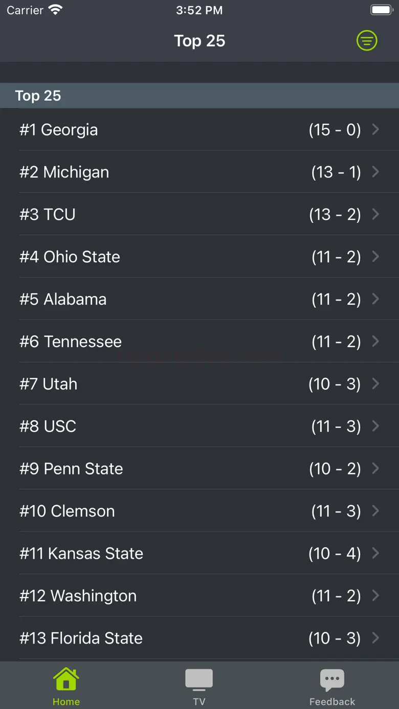 SEC Football Scores and Radio 5.2.0
