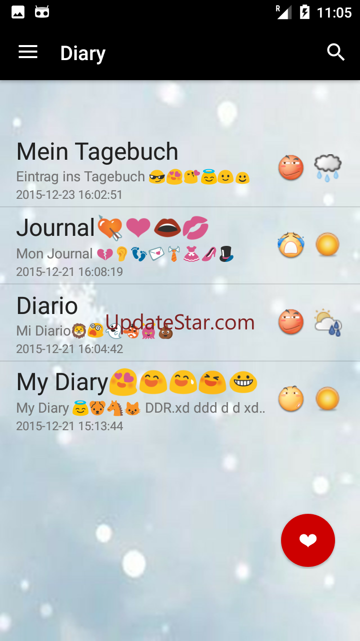 Diary App with Password 2.5