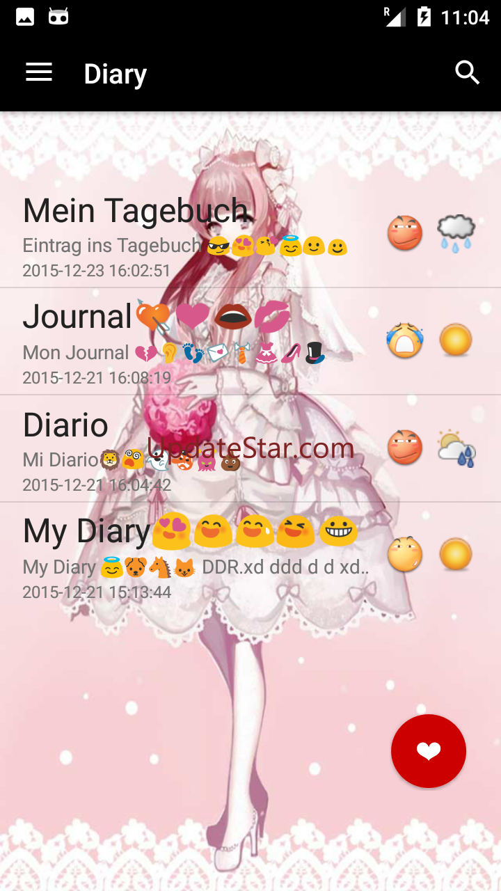 Diary App with Password 2.5