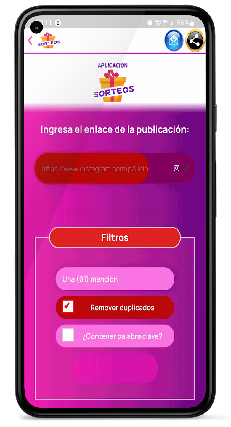 Comments raffle for instagram 7.5