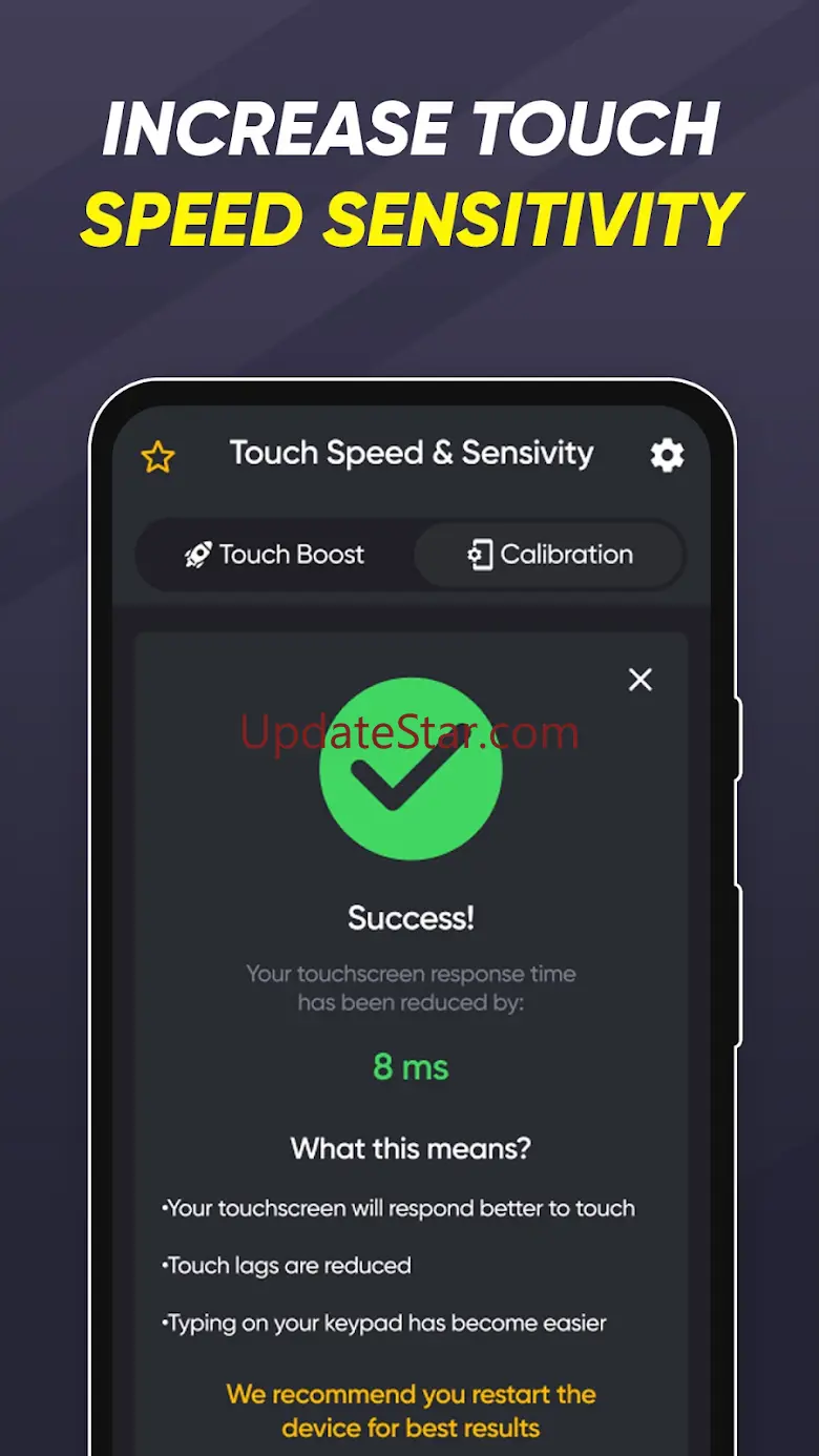 Touchscreen Response Speed Up 2.1.2
