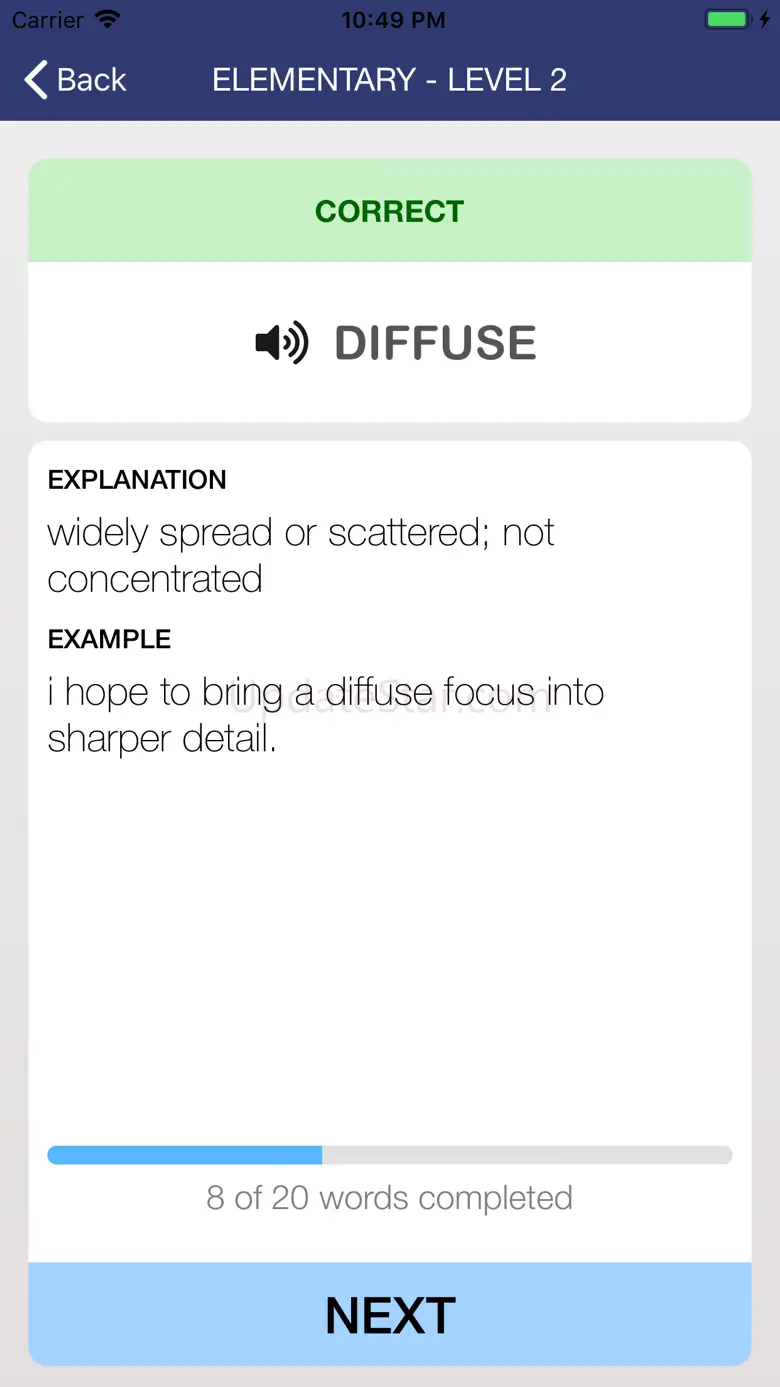 Toefl Vocabulary Quizzes 1.2