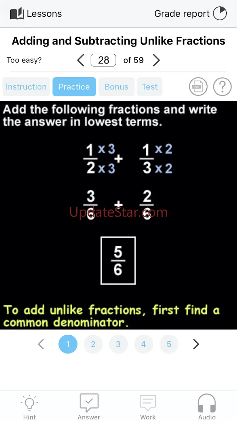 5th Grade Math Tutor 10.4