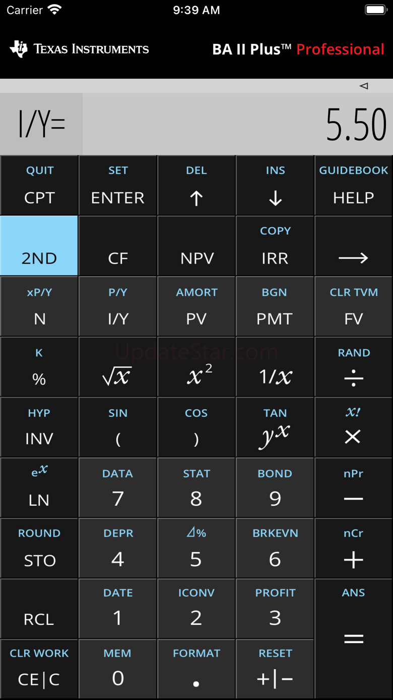 BA II Plus™ Financial Calc 1.7