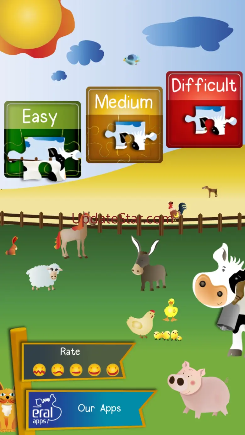 Animal Jigsaw Puzzle: Farm 11