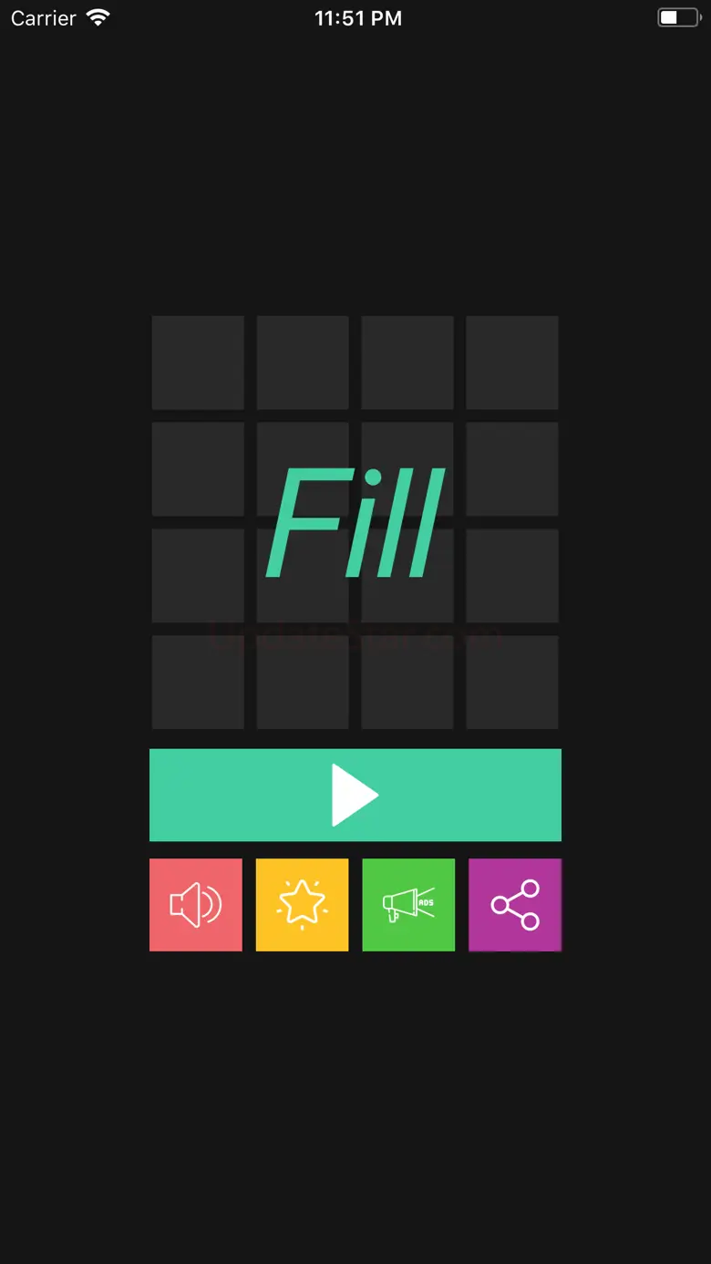 Fill Squares - Logic Game 2.3
