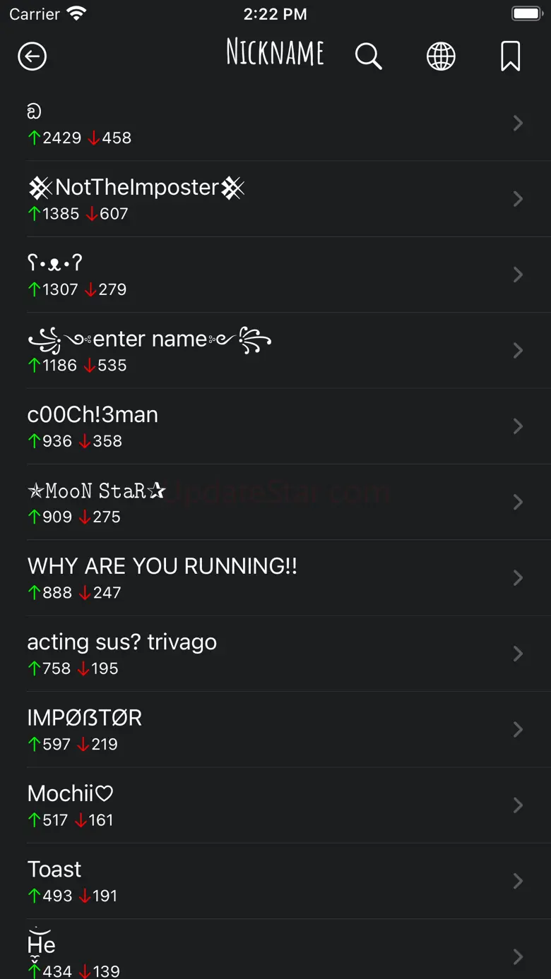 Among Skin: Nicknames & Themes 1.0.1