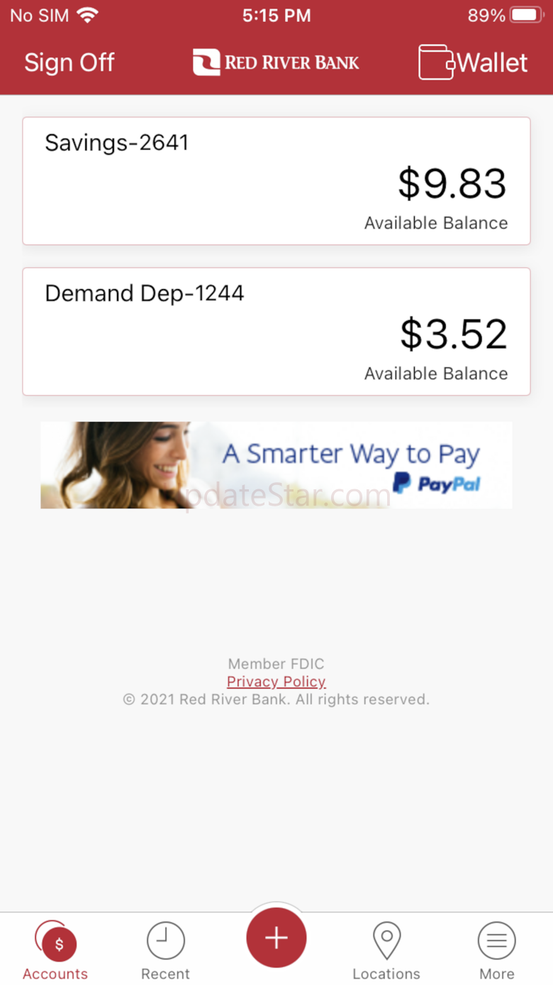 Red River Bank Mobile-RRB 5.00.391