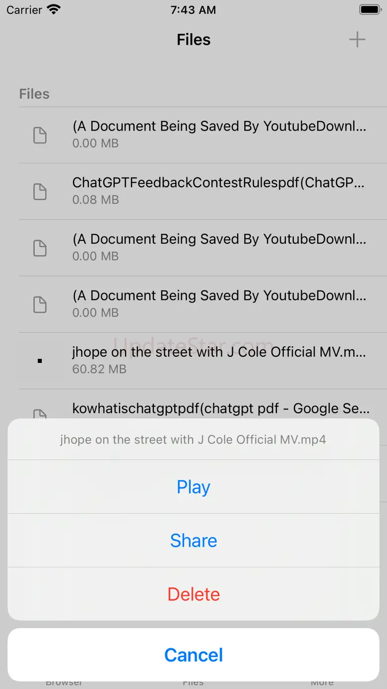 Files, Docs, Video Browser 3.4