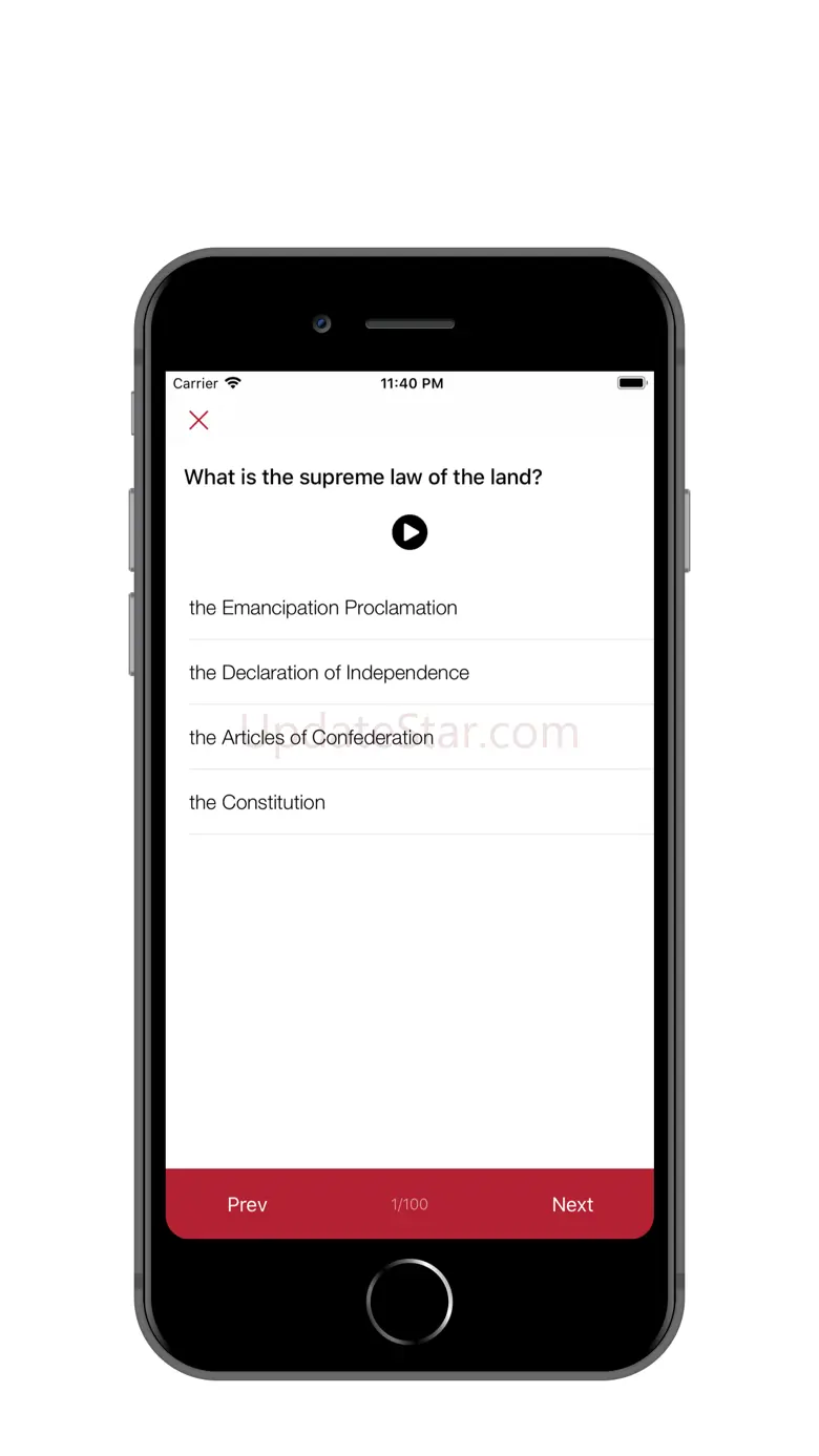 U.S. Civics Test with Audio 1.5.5