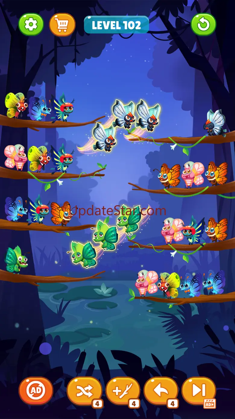 Butterfly Sort: Sort Puzzle 1.1.1