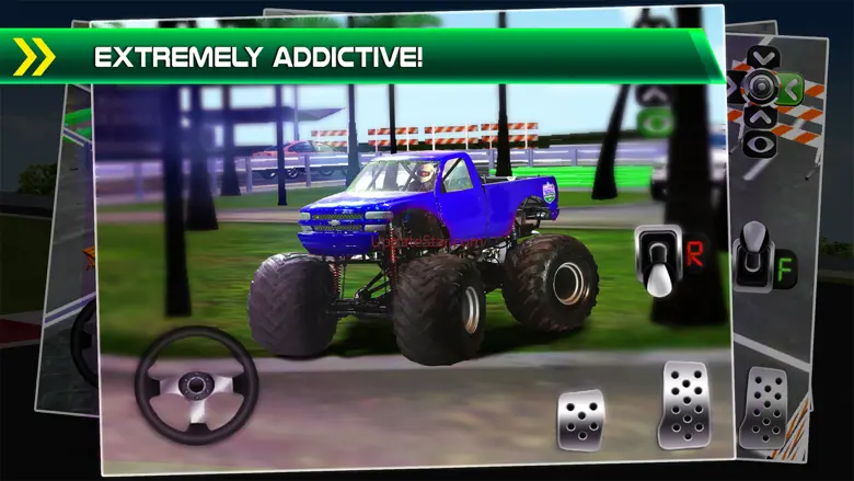 Monster Truck Parking Simulator - 3D Car Bus Driving & Racing Games 1.0