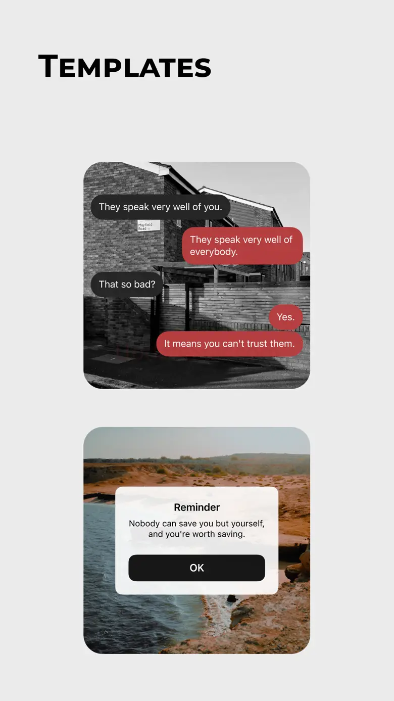 Splitext: Text posts & stories 1.12.31