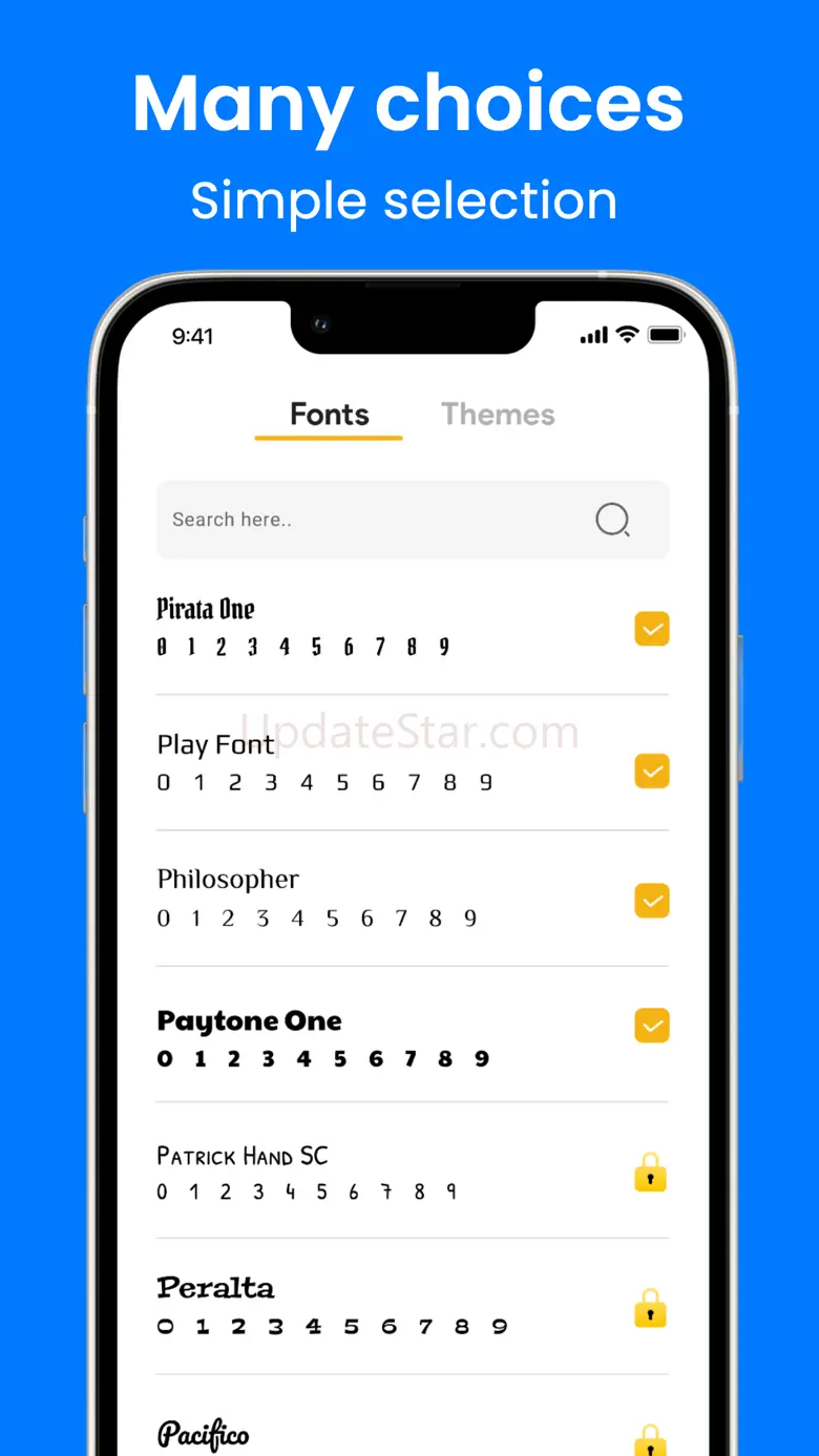 Fonts for iPhones - Keyboards 5.3