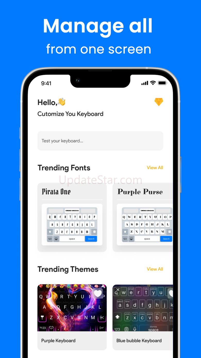 Fonts for iPhones - Keyboards 5.3