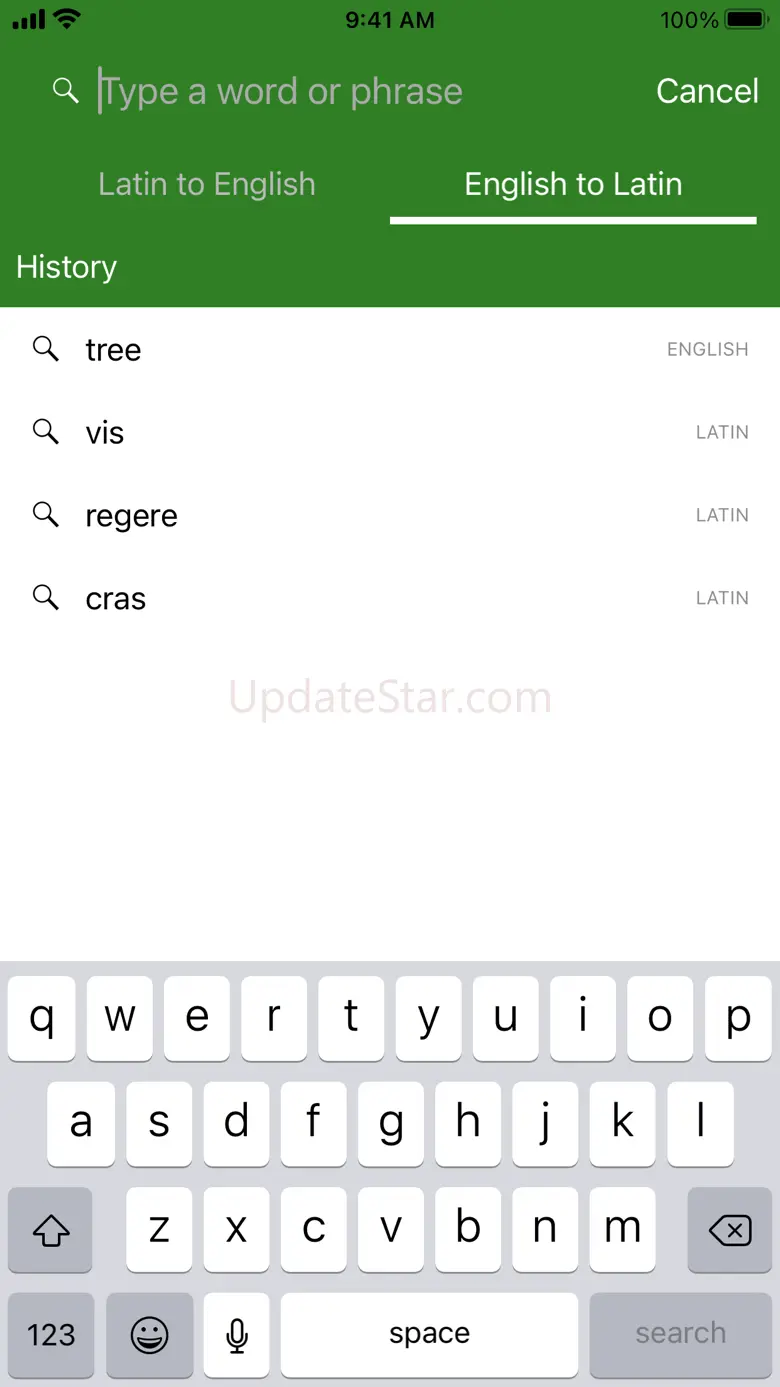 Latin Words: a Translator 2.3.1