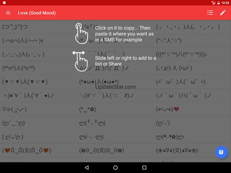 Kaomoji Japan Emoticon smiley 1.4.6g