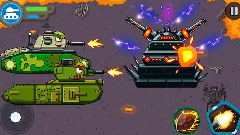 Tank battle: Tanks War 2D 6.7.7