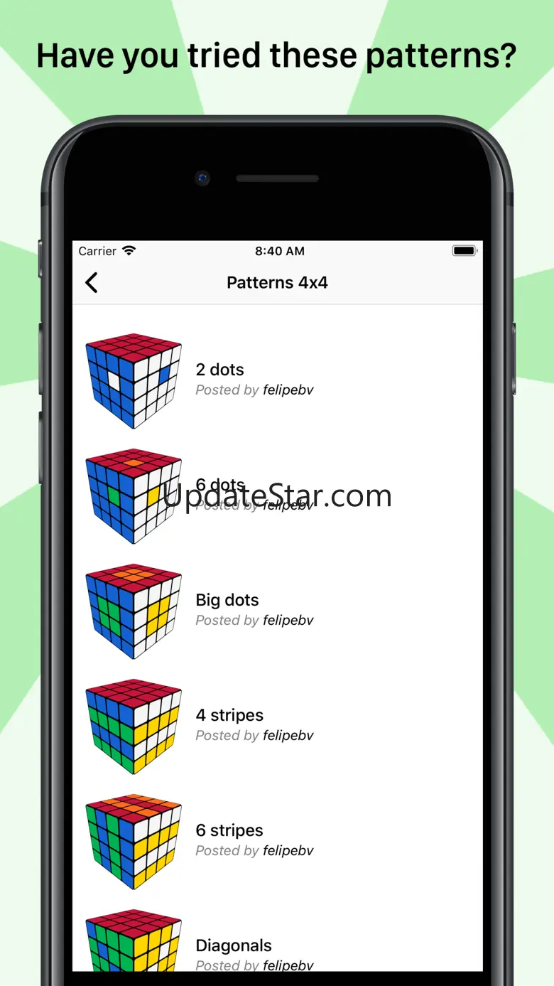Patterns for Magic Cube 1.8.6
