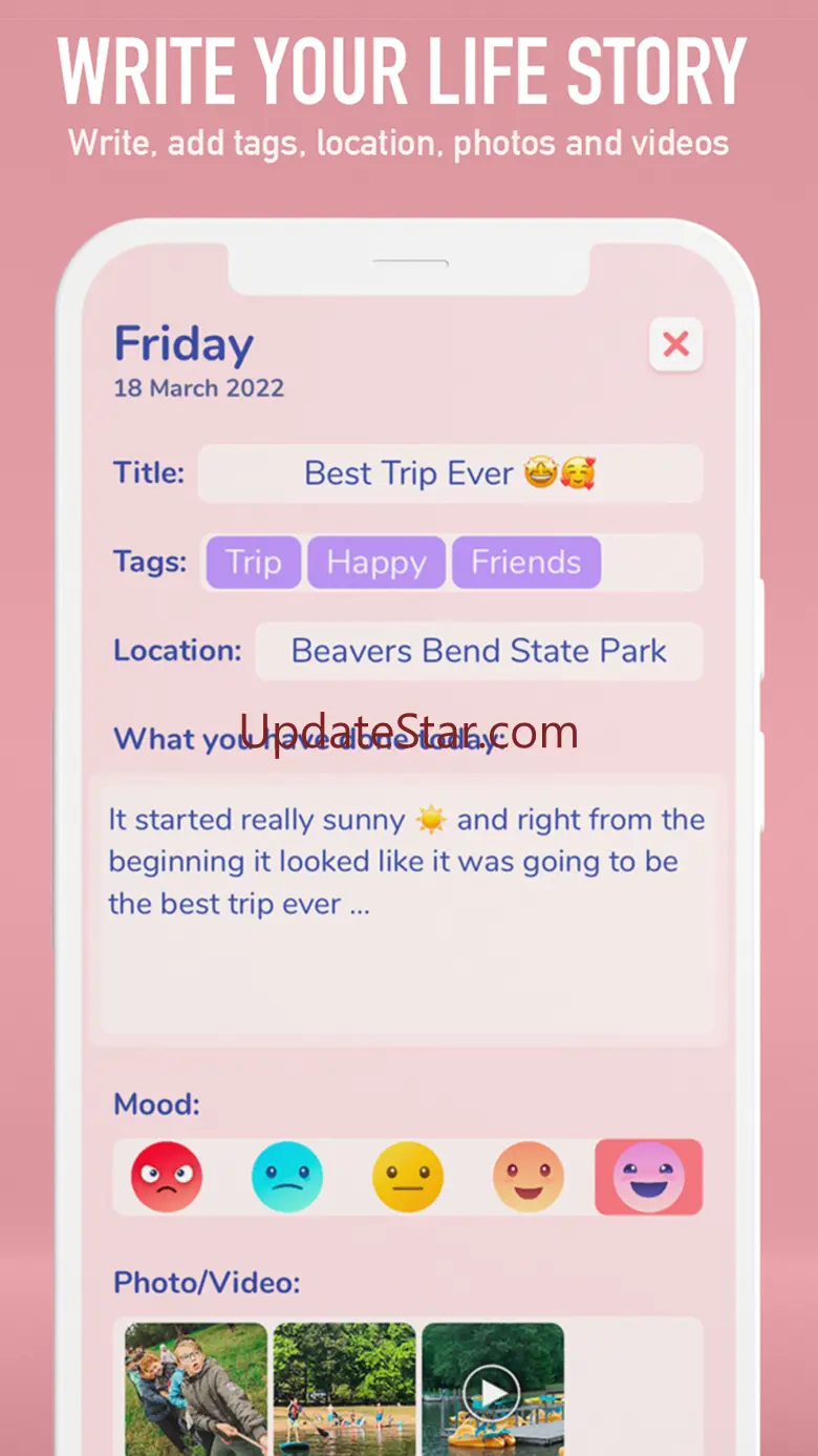 Memories: Diary with lock 3.0
