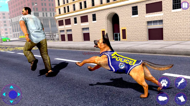 US police dog chase simulator 2.0