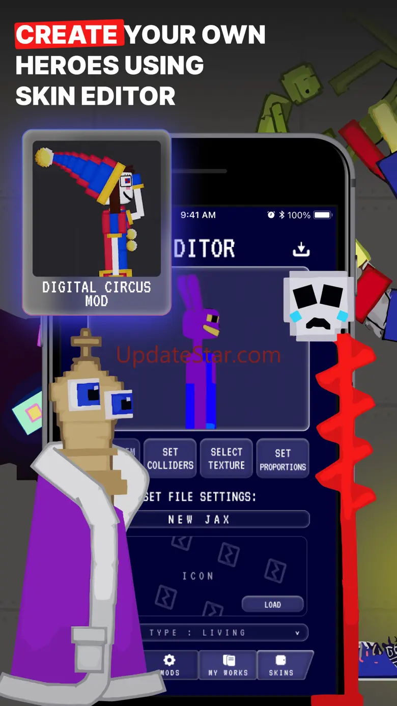 Digital Circus Mods for Melon 2.1
